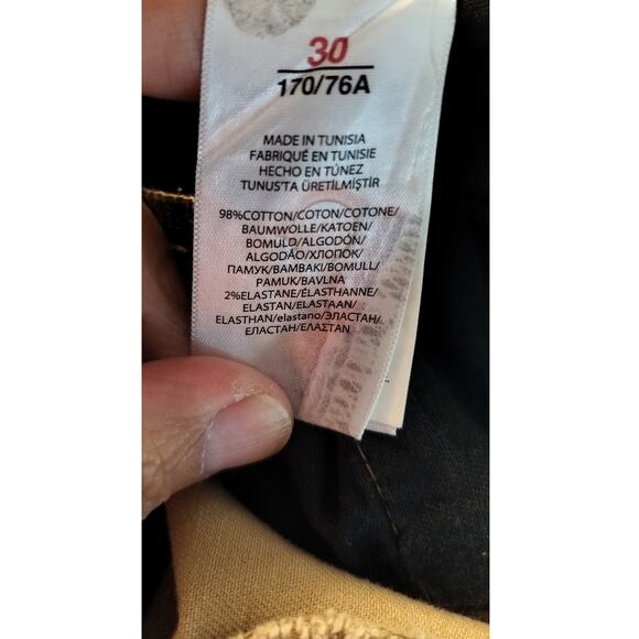 4211 )Polo Ralph Lauren Tan Tompkins Western Lace Up Skinny Jeans Size 30 - Picture 11 of 12